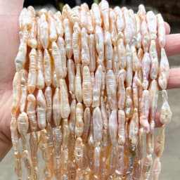 Natural Baroque Freshwater Pearl Loose Beads Irregular High Luster Drilled Pearls for DIY Jewelry Making Necklace Earring