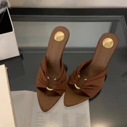 Summer Woman Slippers Fashion Open Toe Thin High Heels Shoes Street Style Stripper Party Slides Zapatos De Mujer Women's Shoes