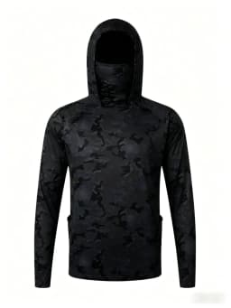 European and American Men's Summer Camouflage Print Comfortable Breathable Long Sleeved T-Shirt Fishing Suit Outdoor Casual Top