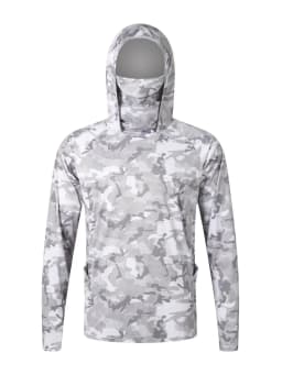 European and American Men's Summer Camouflage Print Comfortable Breathable Long Sleeved T-Shirt Fishing Suit Outdoor Casual Top