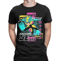 Mega Man Robot World Game Printed T Shirts for Men Women Japanese science 100% Cotton Tee Shirt Clothing