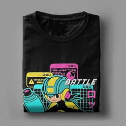 Mega Man Robot World Game Printed T Shirts for Men Women Japanese science 100% Cotton Tee Shirt Clothing