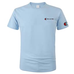 Summer New High-end Pure Cotton Korean-style Casual and Versatile Round-neck Short-sleeved T-shirt, All-cotton Light Luxury
