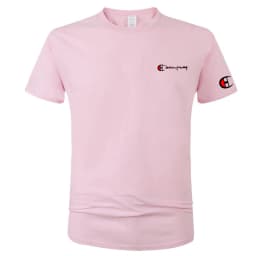 Summer New High-end Pure Cotton Korean-style Casual and Versatile Round-neck Short-sleeved T-shirt, All-cotton Light Luxury