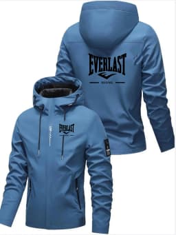 EVERLAST BOXING Spring and Autumn Men's Street Leisure Hoodie Fashionable Outdoor Hiking Slow Running Zipper Loose Hoodie