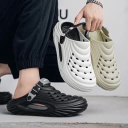 Outdoor Mens Summer EVA Slippers Comfortable Soft Sole Platform Sport Sandals Men Non Slip Beach Fishing Clogs Male Garden Shoes