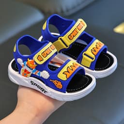 Summer Baby Sandals Solid Color Baby Boy Sandals Soft Sole Anti-slip Boys Girls Sandals Toddler Baby Shoes Beach 2-12 Years