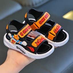 Summer Baby Sandals Solid Color Baby Boy Sandals Soft Sole Anti-slip Boys Girls Sandals Toddler Baby Shoes Beach 2-12 Years