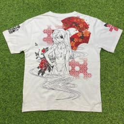 Nostalgia Lovers' EVA Rei Ayanami and Asuka Ukiyo-e Style 3D Printed Japanese Short-sleeve Shirts, Shorts Friends