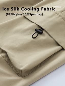 Summer Cargo Pants Men Lightweight Nylon Spandex Ice Silk Cooling Sweatpants Wide Leg Loose Fit Straight Trousers Big Size 8XL
