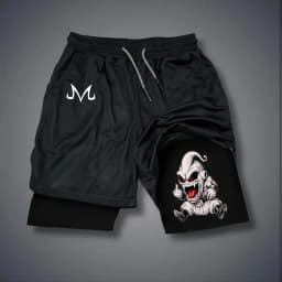 2026 Summer Hot Sale Dragon Ball Fake Two-Piece Shorts for Family and Children - High-Quality Sports Shorts Retro Y2K Hip Hop