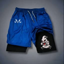 2026 Summer Hot Sale Dragon Ball Fake Two-Piece Shorts for Family and Children - High-Quality Sports Shorts Retro Y2K Hip Hop