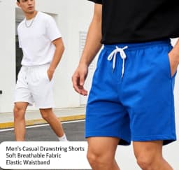 Men's Summer Fifth Pants Beach Shorts Casual Running Sports Shorts Straight 5-Point Pants