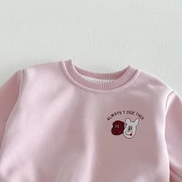 Girls' Sweater Set-Autumn 2026 New Style- Stylish and Fashionable Autumn Outfit for Girls- Baby with Back Print Two - Piece Set