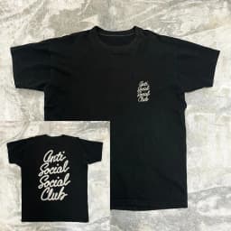 Oversized Trendy Couple Curved Letter Short-sleeved Loose Design with A Sense of Uniqueness Suitable for The Niche Ins Community