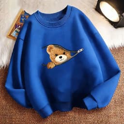 Cute Fashion Bear Funny Hoodie Kids Children's Pullover Sweatshirt Hoody for Boys Girls Casual Hoodies Hip Hop Clothes