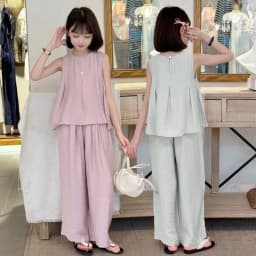 Breathable Organic Cotton Girls 2 Piece Summer Set Tee + Shorts