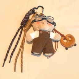 Cute Little Bear Pendant Keychain Cartoon Plush Doll Bag Charm Backpack Hanging Piece Car Key Chain Chic Accessories Gift