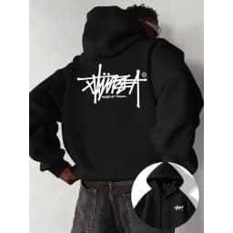 Street Urban Style Pullover Hoodie | Printed Design | Durable Fabric | Casual Top | S-3XL