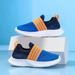 Summer Kids Shoes Boys Running Sport Shoes Children Socks Sneakers Girls Breathable Mesh School Shoe Soft Sole Casual Walking