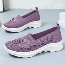 New Women's Breathable Mesh Shoes, Fashionable and Comfortable Cloth Shoes, 2026 Summer Casual Shoes