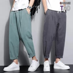 Mens Summer Solid Linen Cotton Blend Trousers Breathable Lightweight Casual Pants Loose Baggy Fit Beach and Sport Pants for Men