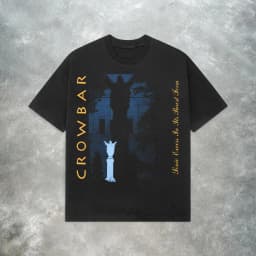 Vintage Crowbar Repulsive's Glamorous Beauty T-Shirt – Y2K Sludge Metallic Pure Cotton All-Season Casual Loose Streetwear Shirt