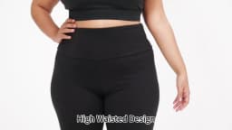 Plus Size High Waisted Yoga Pants for Women Capri Pants Super Soft No See Through Workout Running Home Lounge Leggings