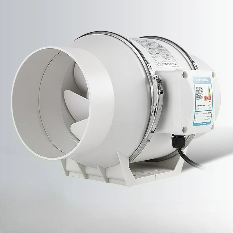 Exhaust Fan Home Mute Inline Duct Fan Bathroom Exhaust Fan Ventilation Equipment Kitchen Bathroom Wall Mounted Air Purifying Ve