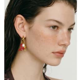 Yhpup Ocean Style Stainless Steel Natural Pearl Fish Drop Charm Earrings Summer Handmade Arrivals Ear 2026 Jewelry PVD Plated