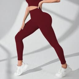 Seamless High Waisted Yoga Leggings Women Thread Butt Lifting Quick Dry Tummy Control Workout Leggings for Gym Fitness Running