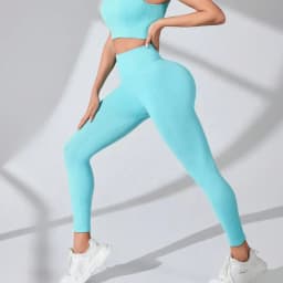 Seamless High Waisted Yoga Leggings Women Thread Butt Lifting Quick Dry Tummy Control Workout Leggings for Gym Fitness Running
