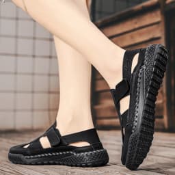 New Summer Men's Sandals Outdoor Roman Casual Shoes Wading Sandals Flat Non-slip Sneakers Men's Beach Sandals Big Size 38-48