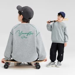 Spring Autumn Teenager Boys Sweatshirts Fashion Letter Print Cotton Long Sleeve Sports Top For 4-14 Years Kids Children Clothes
