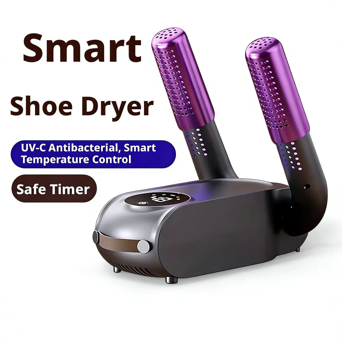Intelligent Constant Temperature Shoe Dryer Fast Drying & Antibacterial Foldable & Hanging Portable Small Dryer for Home & Dorm