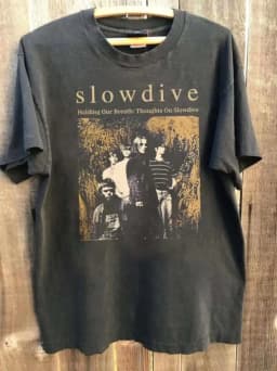 Retro Slowdive Band T-shirt Men's T-shirt Summer New Retro Unisex Casual Fashion Y2K T-shirt