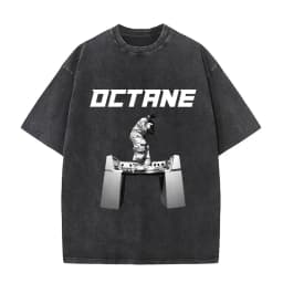 Rapper Don Toliver Octane Tour 2026 Vintage Washed T Shirt Men's Gothic Oversized Fashion T-shirts Hip Hop Pop Clothing T-shirt