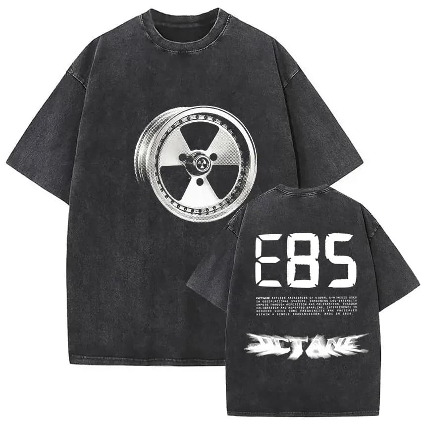 Rapper Don Toliver Octane Tour 2026 Vintage Washed T Shirt Men's Gothic Oversized Fashion T-shirts Hip Hop Pop Clothing T-shirt