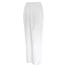 Women's High-Waisted Straight-Leg Trousers Casual Office Wear Slim-Fit Cut Solid-Colour Suit Trousers