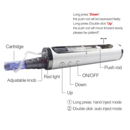Hydrapen Microneedle Beauty Hydra Derma Pen with 5 Adjust or 12pin 24pin 36pin 42pin Rouna Nano 3D 5D Cartridge Skin Care Tool