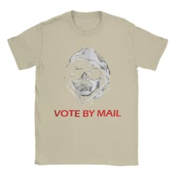 Harajuku T Shirt Vote By Mail Ted Kaczynski 100 Cotton T-Shirts Tee Shirt for Mens Summer Y2K Basic Casual Short Sleeve Tops