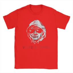 Harajuku T Shirt Vote By Mail Ted Kaczynski 100 Cotton T-Shirts Tee Shirt for Mens Summer Y2K Basic Casual Short Sleeve Tops