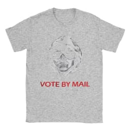 Harajuku T Shirt Vote By Mail Ted Kaczynski 100 Cotton T-Shirts Tee Shirt for Mens Summer Y2K Basic Casual Short Sleeve Tops