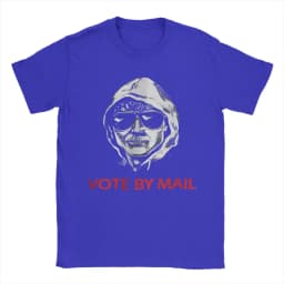 Harajuku T Shirt Vote By Mail Ted Kaczynski 100 Cotton T-Shirts Tee Shirt for Mens Summer Y2K Basic Casual Short Sleeve Tops