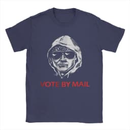 Harajuku T Shirt Vote By Mail Ted Kaczynski 100 Cotton T-Shirts Tee Shirt for Mens Summer Y2K Basic Casual Short Sleeve Tops