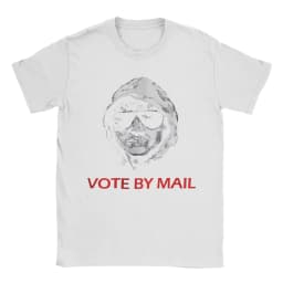 Harajuku T Shirt Vote By Mail Ted Kaczynski 100 Cotton T-Shirts Tee Shirt for Mens Summer Y2K Basic Casual Short Sleeve Tops