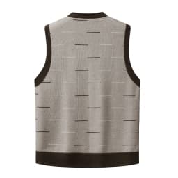 US Size Men's Sleeveless Vests V-Neck Pullover Stretch Knit Suit Vest Casual Business Pullover Vests