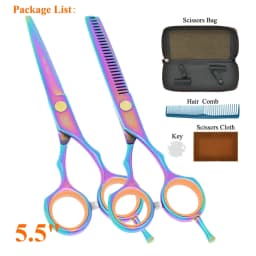 Stainless Steel Professional Hair Scissors Hair Cutting Thinning Scissor Hairdressing Shears Salon Hairdresser's Clippers A0026A