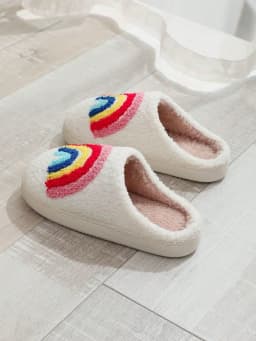 Kids Cotton-padded Shoes Autumn and Winter, Wool Lining, Thickened Cotton Slippers, Indoor Soft Sole, Colorful, Warm Comfortable
