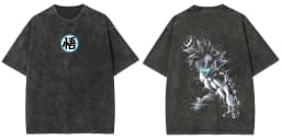 2026 New Dragon Ball Animation High Quality T-Shirt Men and Women Cotton Vintage Washed Print Streetwear Gym Clothes